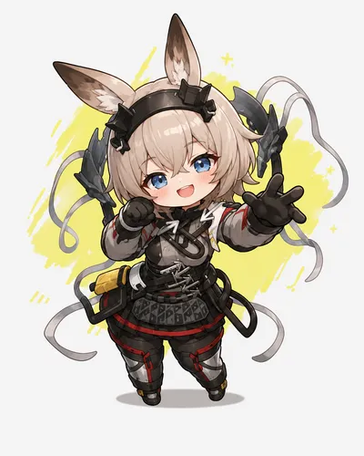 Avywenna chibi fanart — Arknights Endfield character