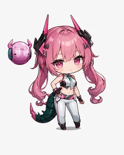Yvonne chibi fanart — Arknights Endfield character