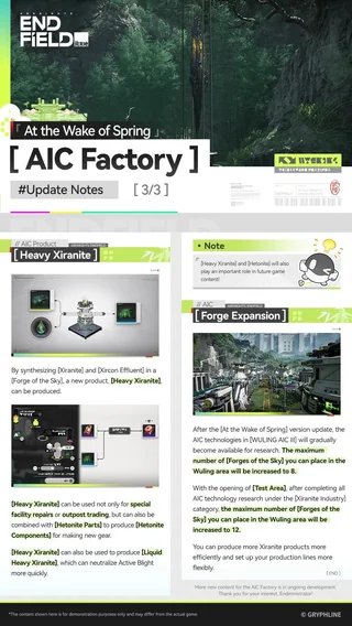 Heavy Xiranite and Forge Expansion