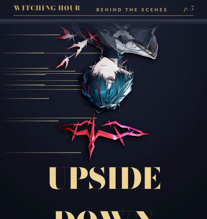 Behind the scenes: upside down