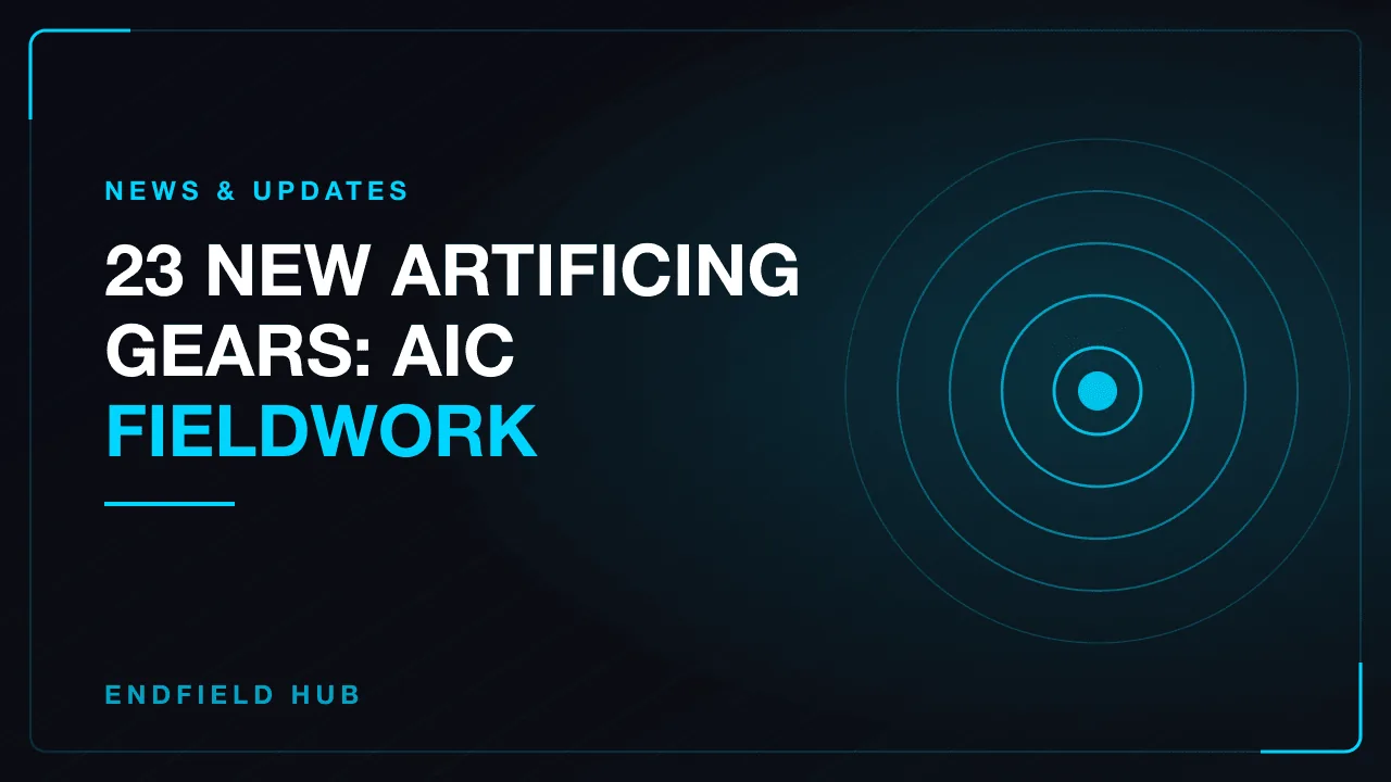 23 New Artificing Gears: AIC Fieldwork