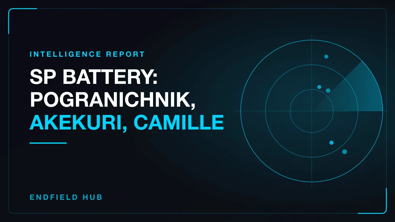 SP Battery: Pogranichnik, Akekuri, Camille