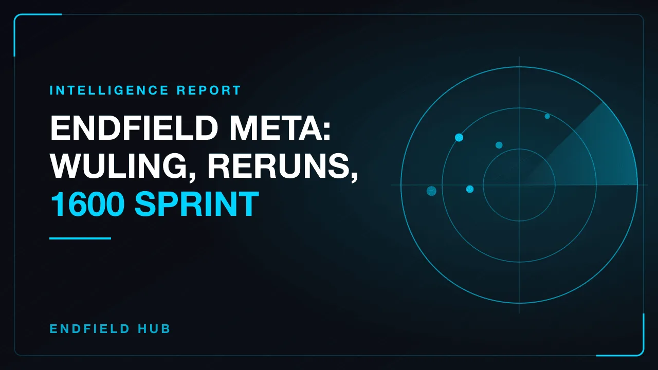 Endfield Meta: Wuling, Reruns, 1600 Sprint