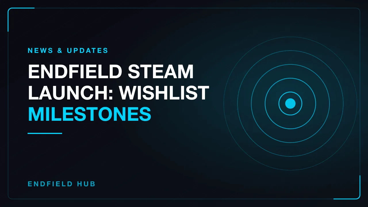Endfield Steam Launch: Wishlist Milestones