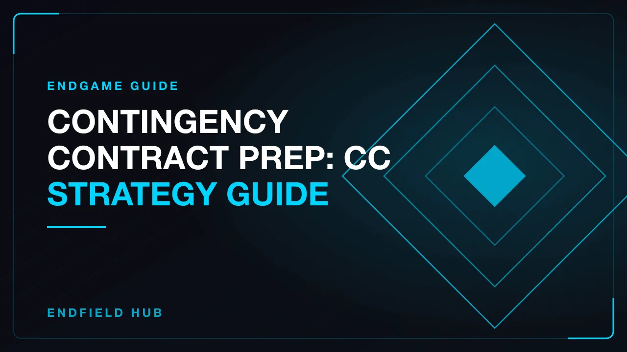 Contingency Contract Prep: CC Strategy Guide