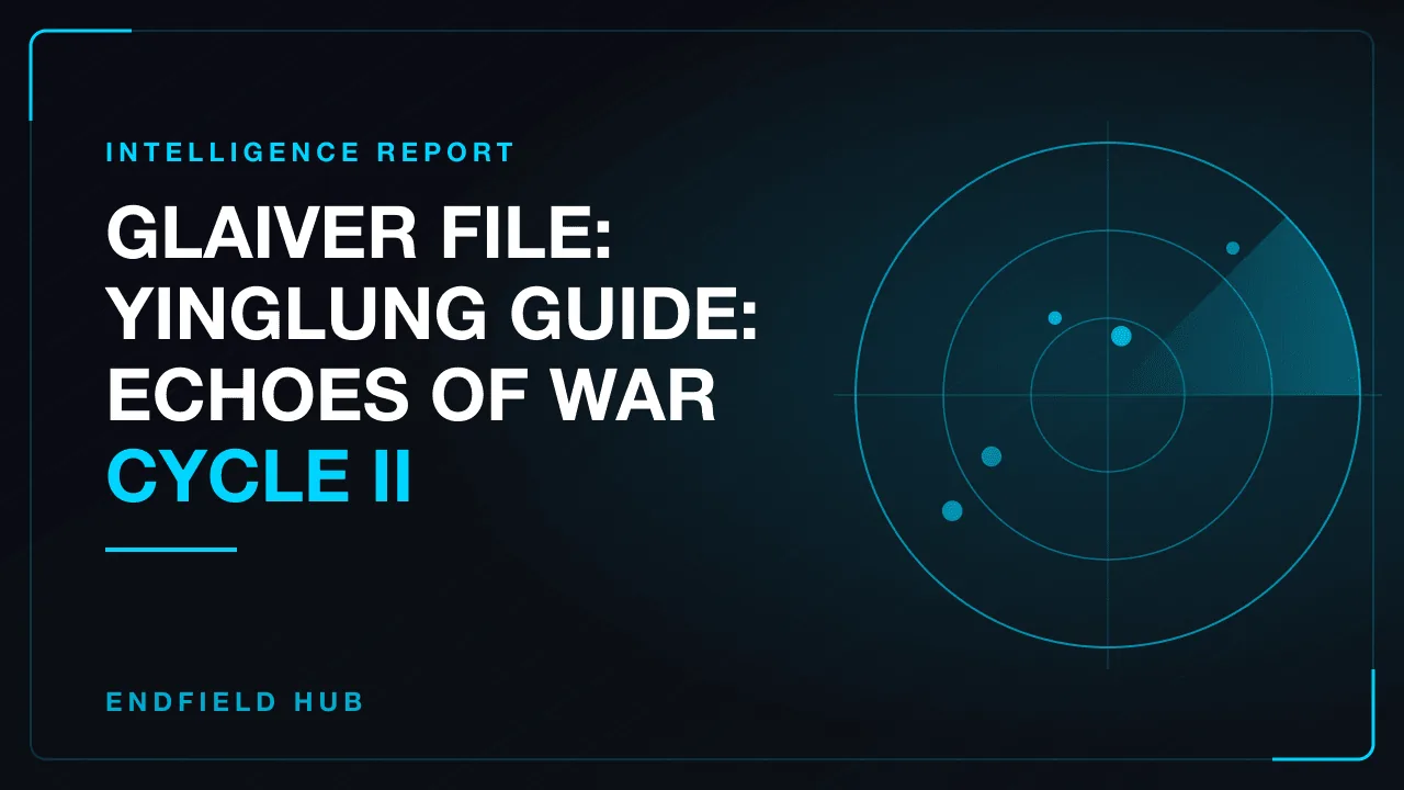 Glaiver File: Yinglung Guide: Echoes of War Cycle II