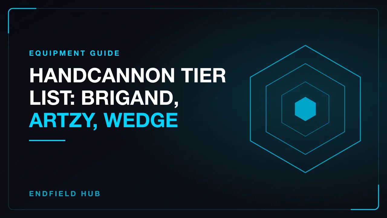 Handcannon Tier List: Brigand, Artzy, Wedge