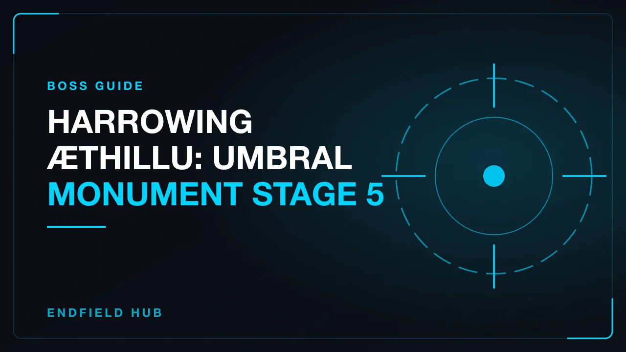 Harrowing Æthillu: Umbral Monument Stage 5