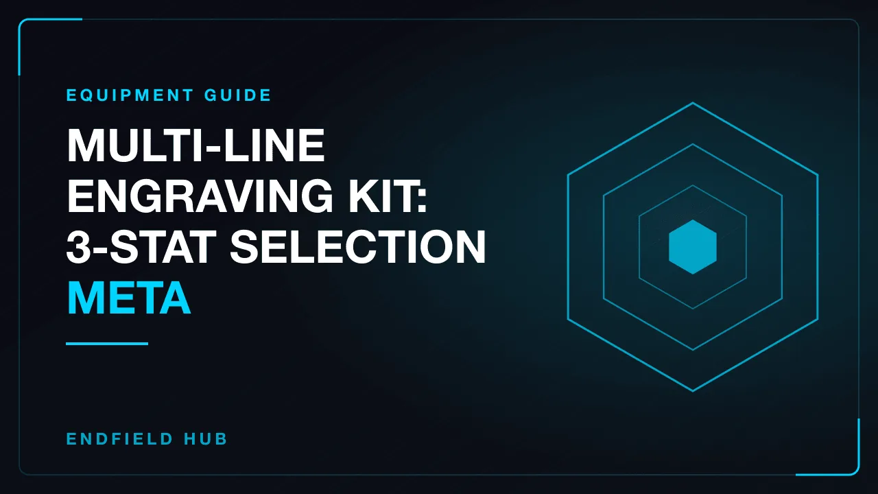 Multi-Line Engraving Kit: 3-Stat Selection Meta