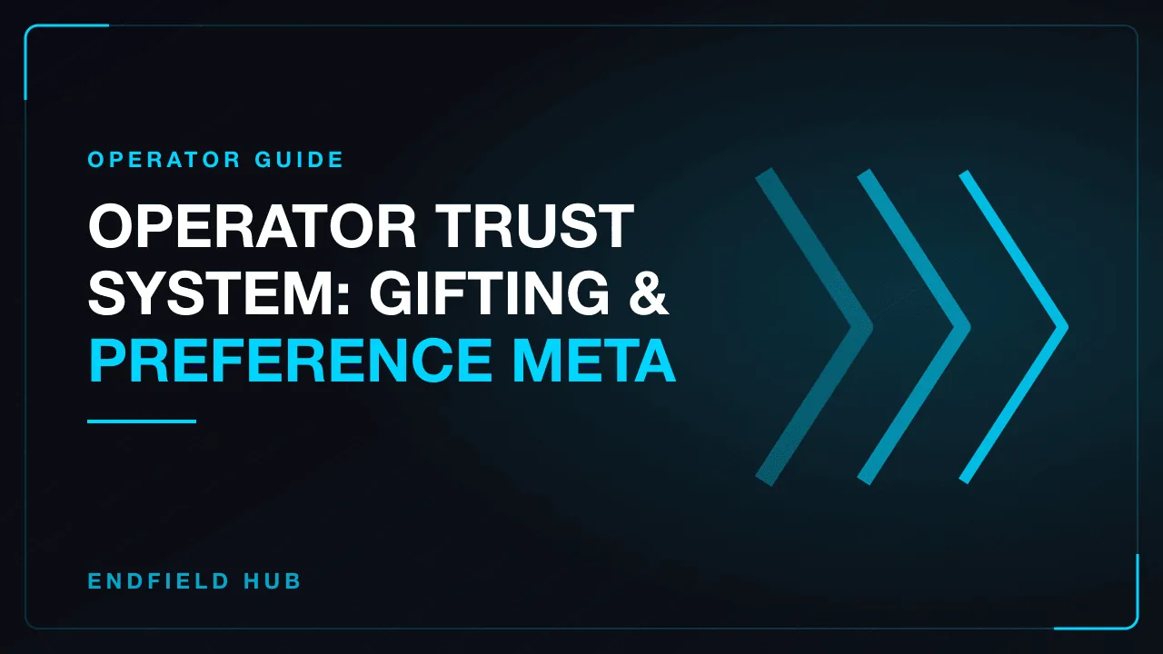 Operator Trust System: Gifting & Preference Meta