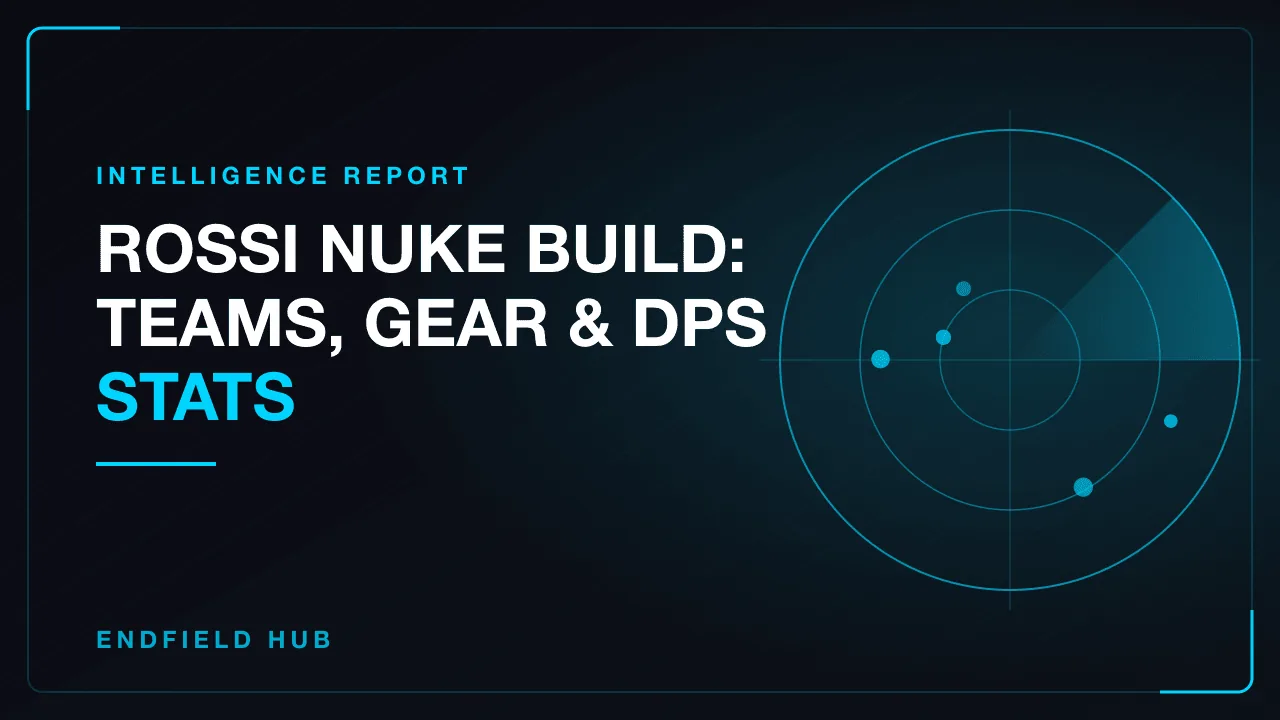 Rossi Nuke Build: Teams, Gear & DPS Stats