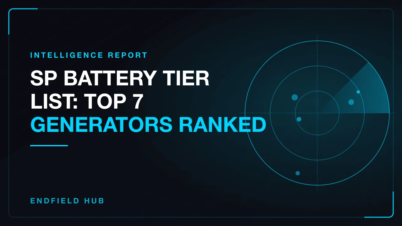 SP Battery Tier List: Top 7 Generators Ranked