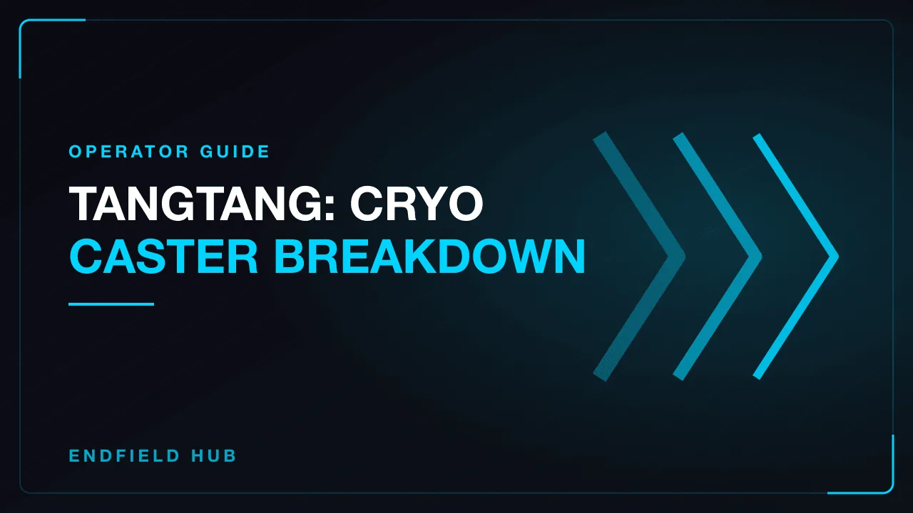 Tangtang: Cryo Caster Breakdown