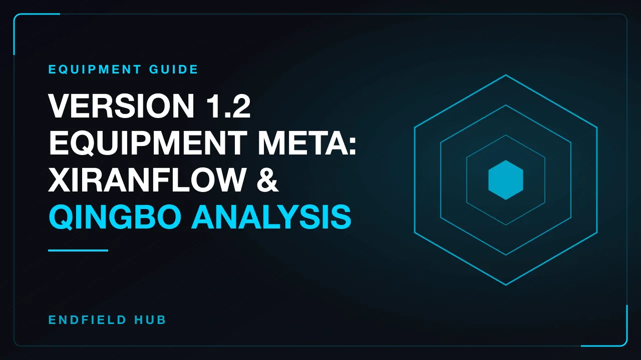 Version 1.2 Equipment Meta: Xiranflow & Qingbo Analysis