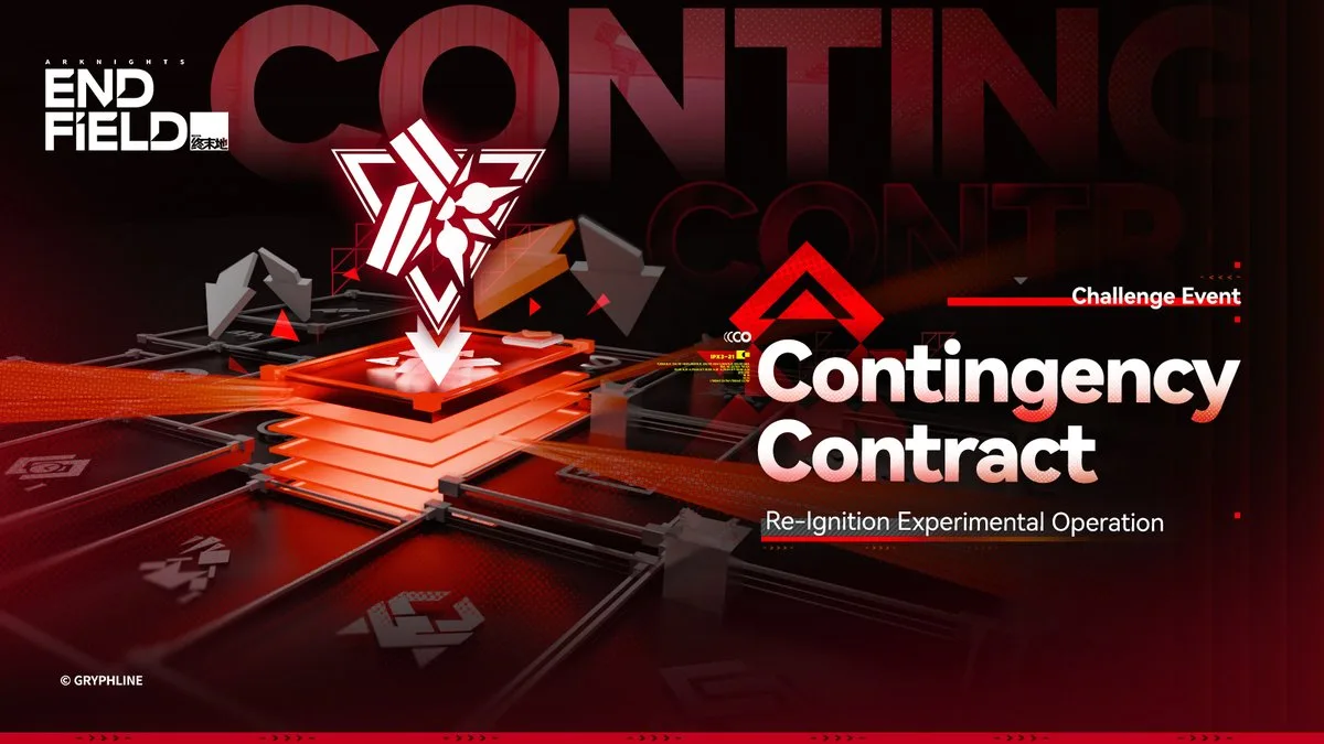 Contingency Contract Re-Ignition Experimental Operation key art banner for Arknights: Endfield