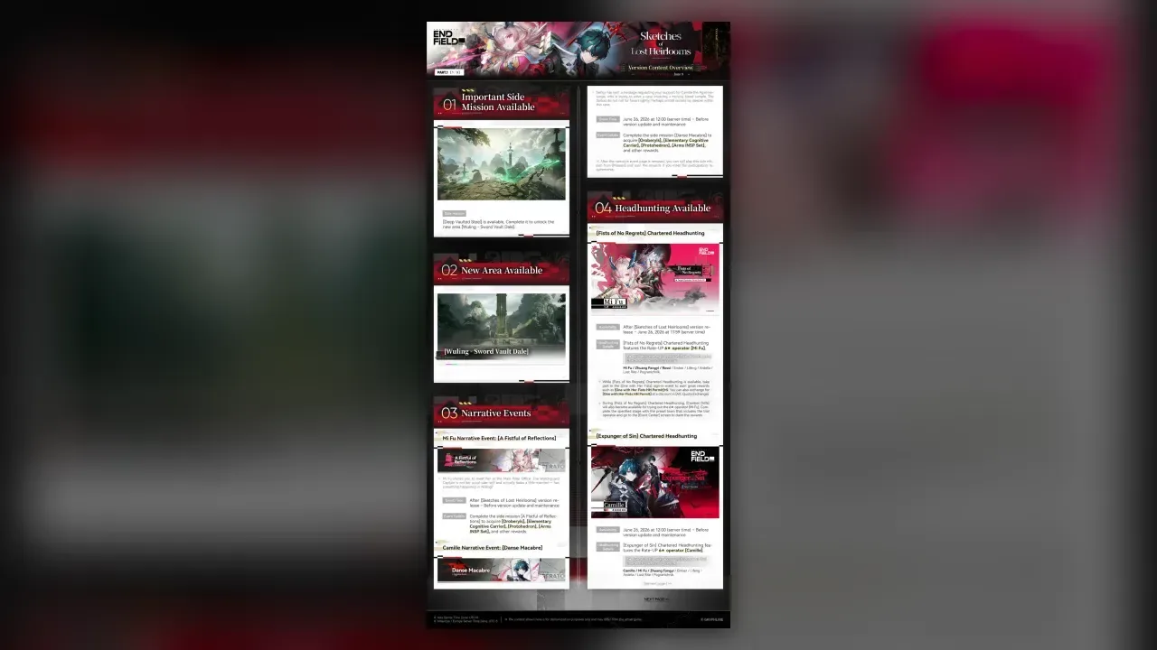 Arknights Endfield 1.3 Update Overview
