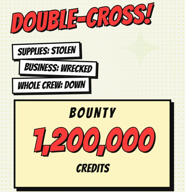 The bounty climbs to 1,200,000 credits