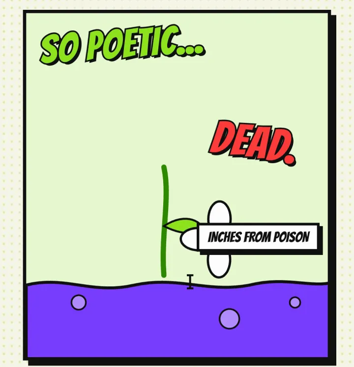 So poetic... dead.