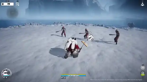 The Handicraft gift continuously pulling nearby enemies together