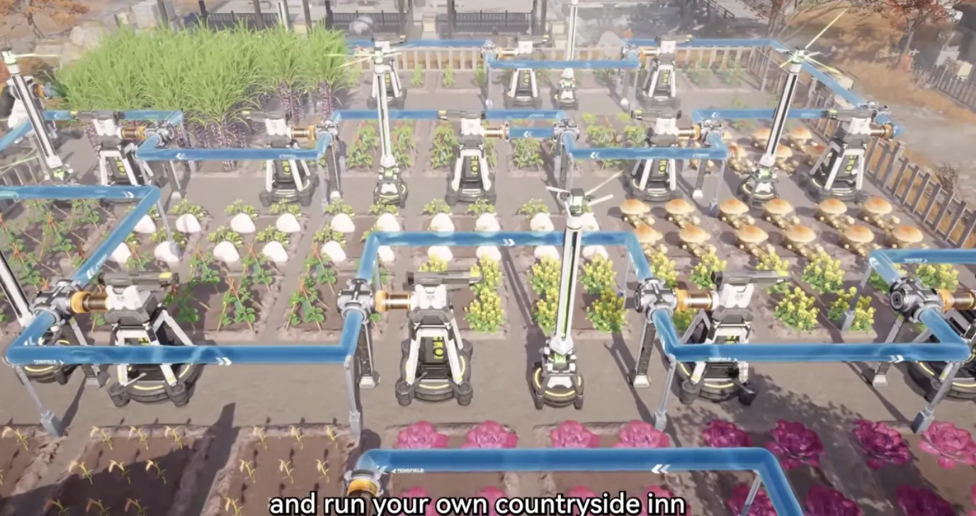 Farmland automation and the countryside inn from the 1.6 program