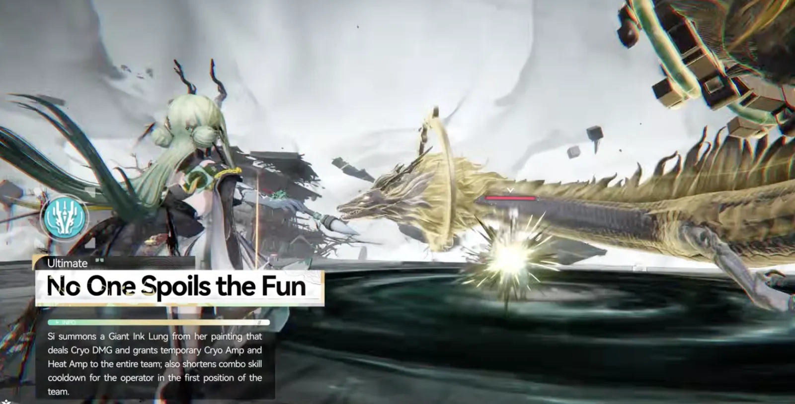 Si ultimate No One Spoils the Fun: Giant Ink Lung, team Cryo Amp and Heat Amp