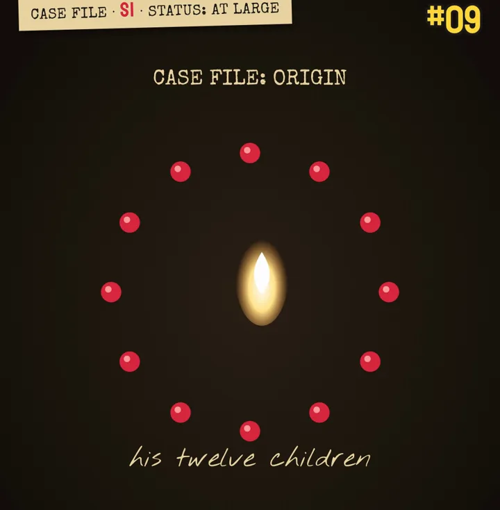His twelve children, around the spark