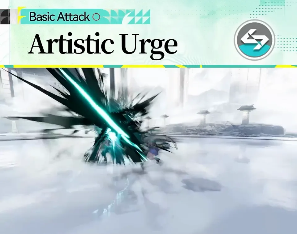 Si's Artistic Urge basic attack card from the operator showcase