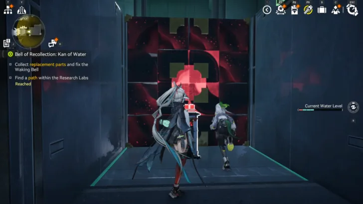 Fourth step of the Research Labs maze: the last switch that opens the exit