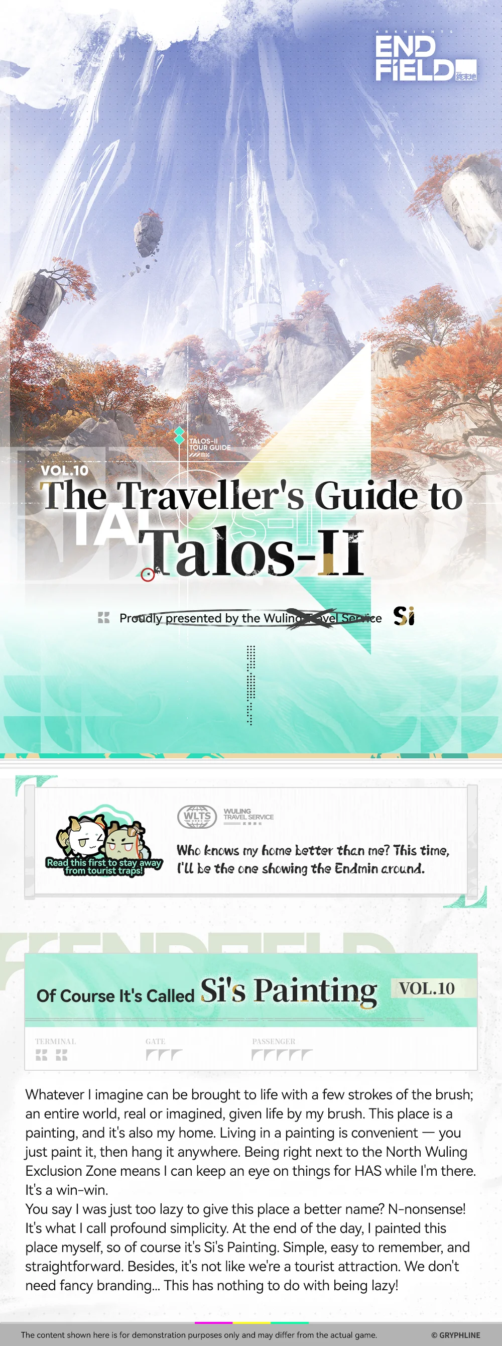 Traveller's Guide to Talos-II Vol. 10 cover: Of Course It's Called Si's Painting