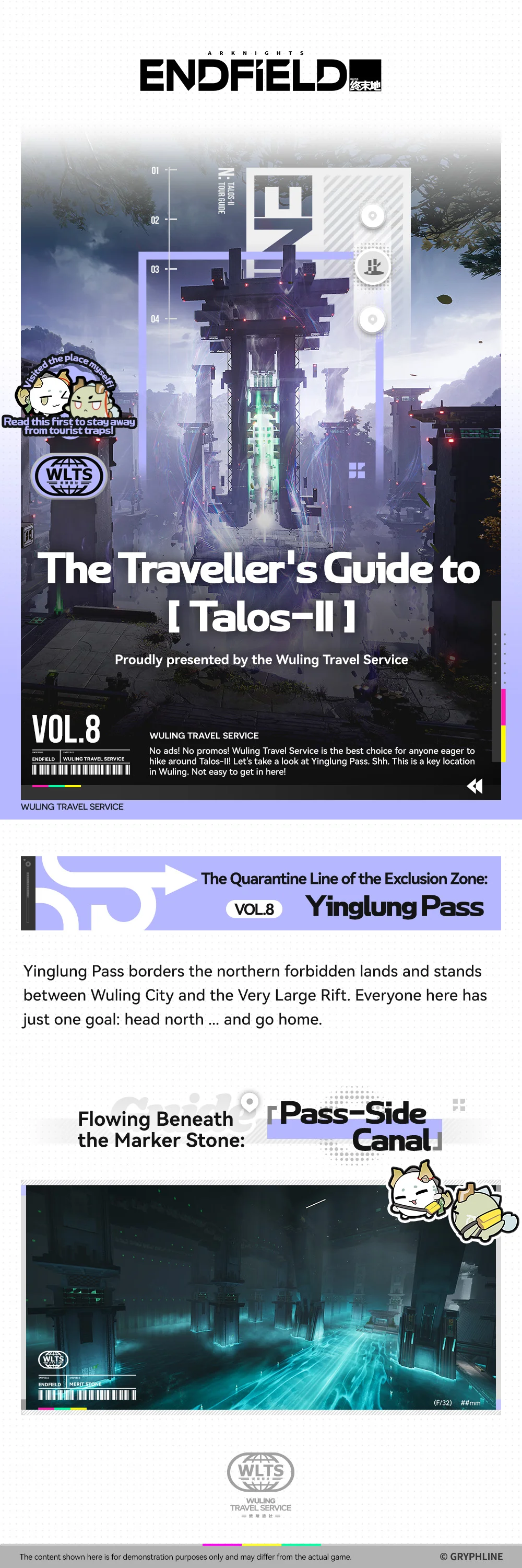 Wuling Travel Service Vol. 8 cover: The Traveller’s Guide to Talos-II, touring Yinglung Pass