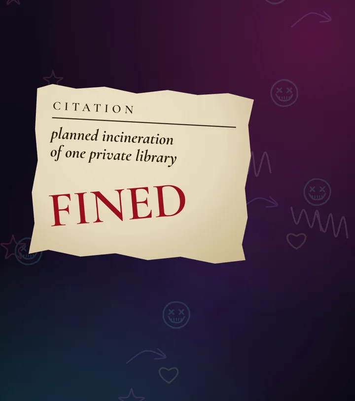The citation: planned incineration, fined