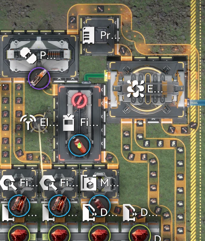 Theoretical integration of the Expanded Crucible incinerator into a YazhenA production line