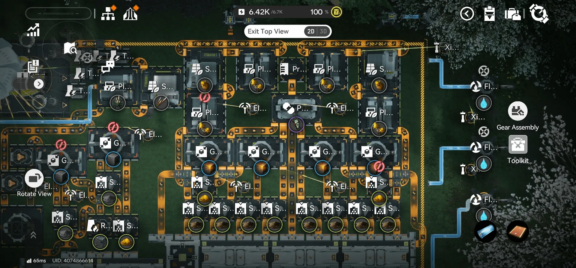 Compact SC Battery layout