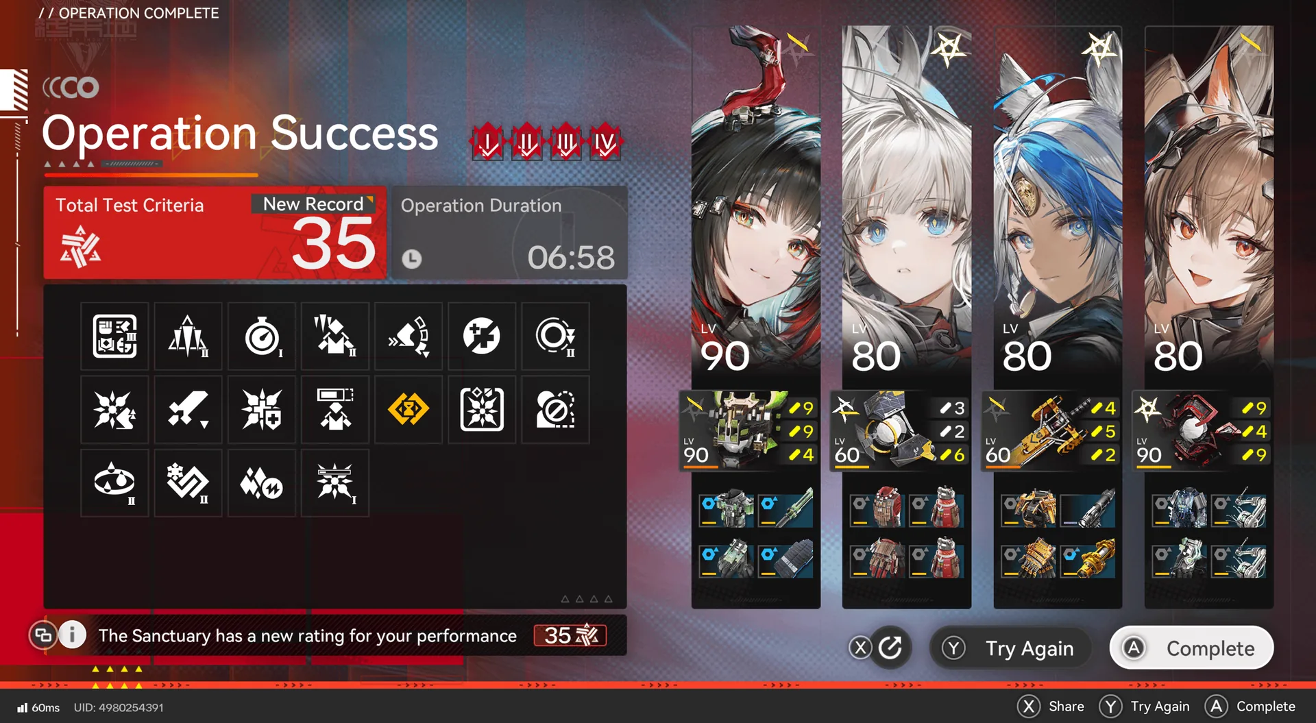 Arknights Endfield Contingency Contract Risk 35 clear, Risk 30-40 - Endgame