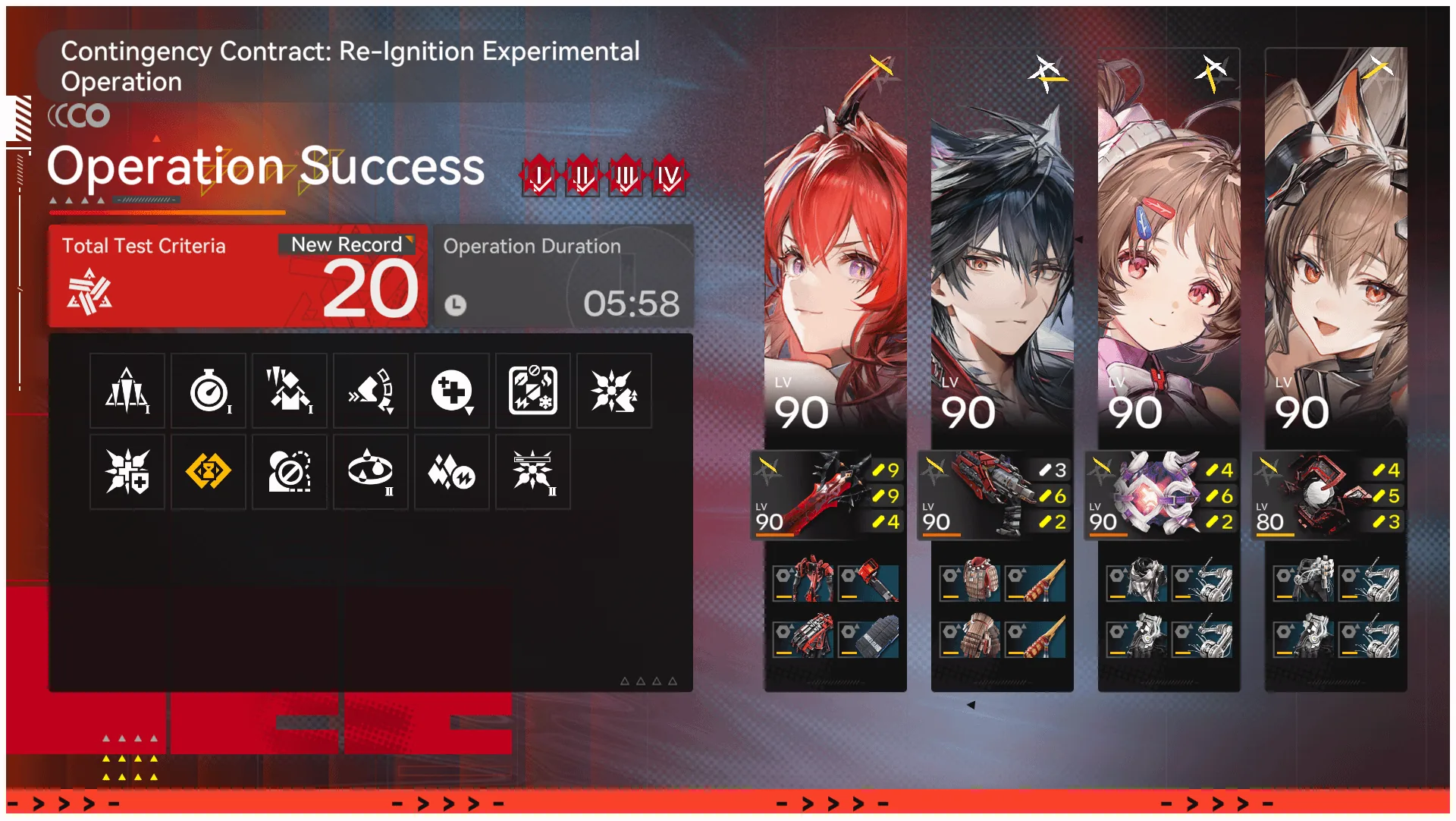 Arknights Endfield Contingency Contract Risk 20 clear, Risk 20-30 - Advanced