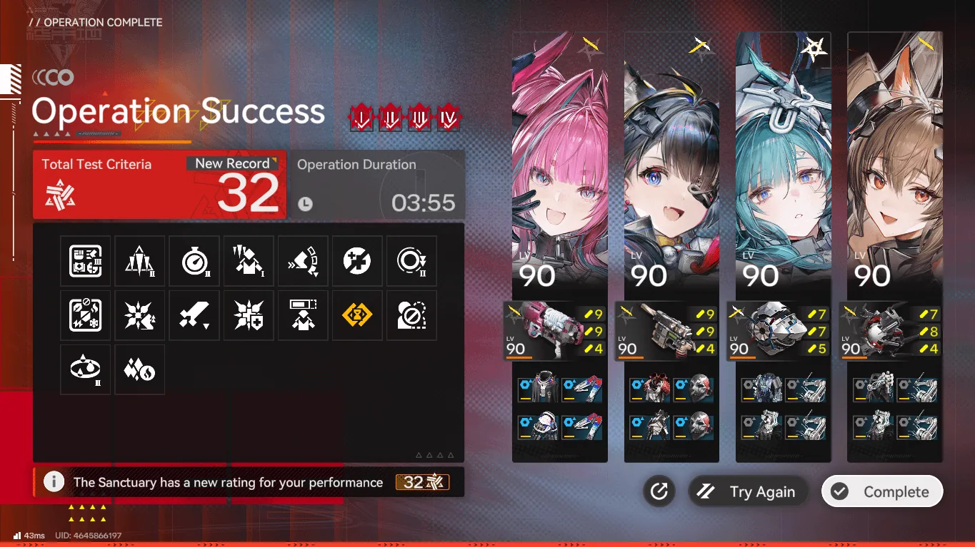 Arknights Endfield Contingency Contract Risk 32 clear, Risk 30-40 - Endgame