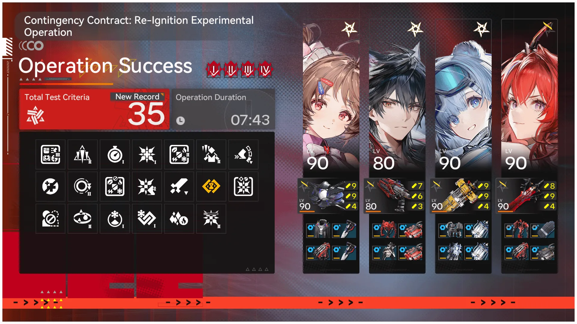 Arknights Endfield Contingency Contract Risk 35 clear, Risk 30-40 - Endgame