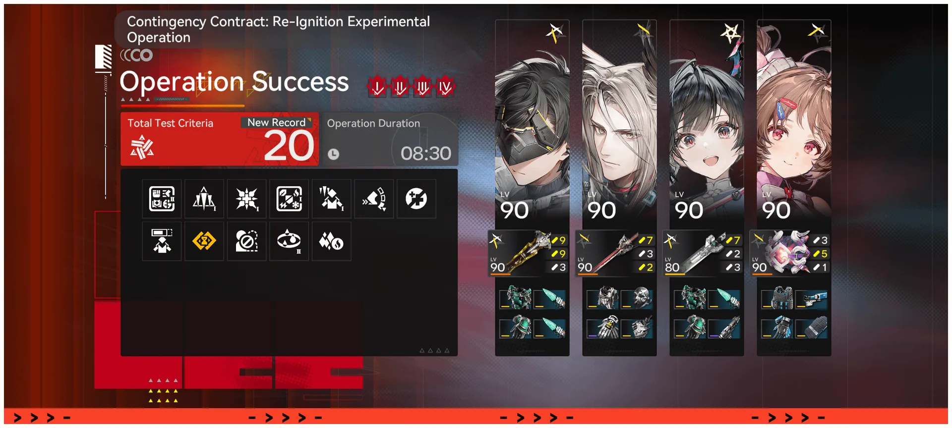 Arknights Endfield Contingency Contract Risk 20 clear, Risk 20-30 - Advanced