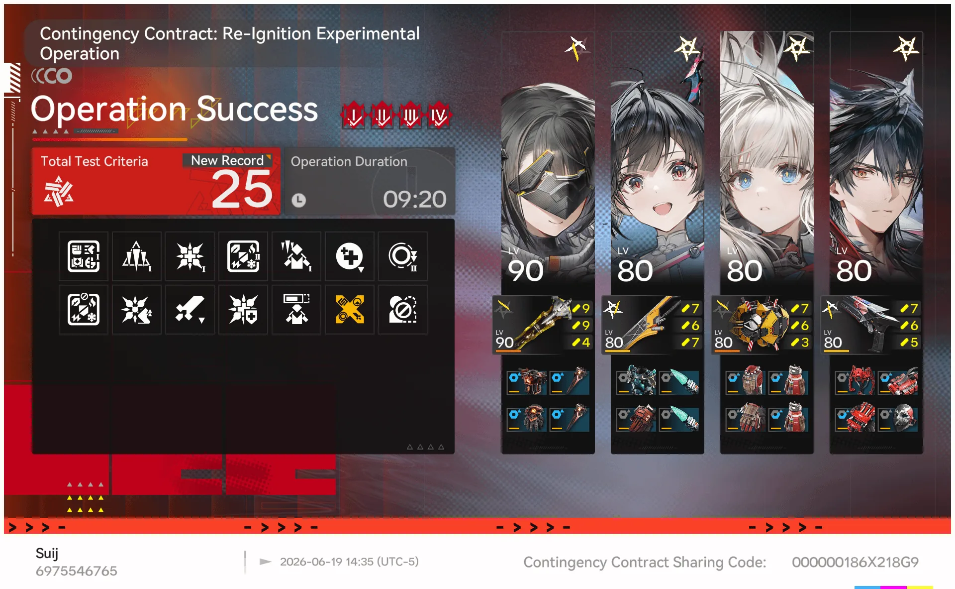 Arknights Endfield Contingency Contract Risk 25 clear, Risk 20-30 - Advanced