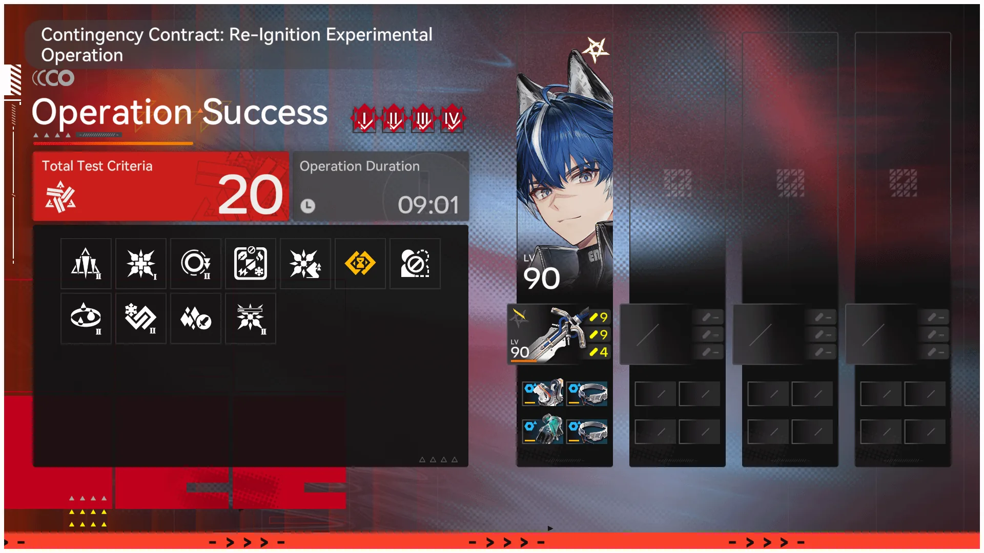 Arknights Endfield Contingency Contract Risk 20 clear, Solo Clears - 1 Operator