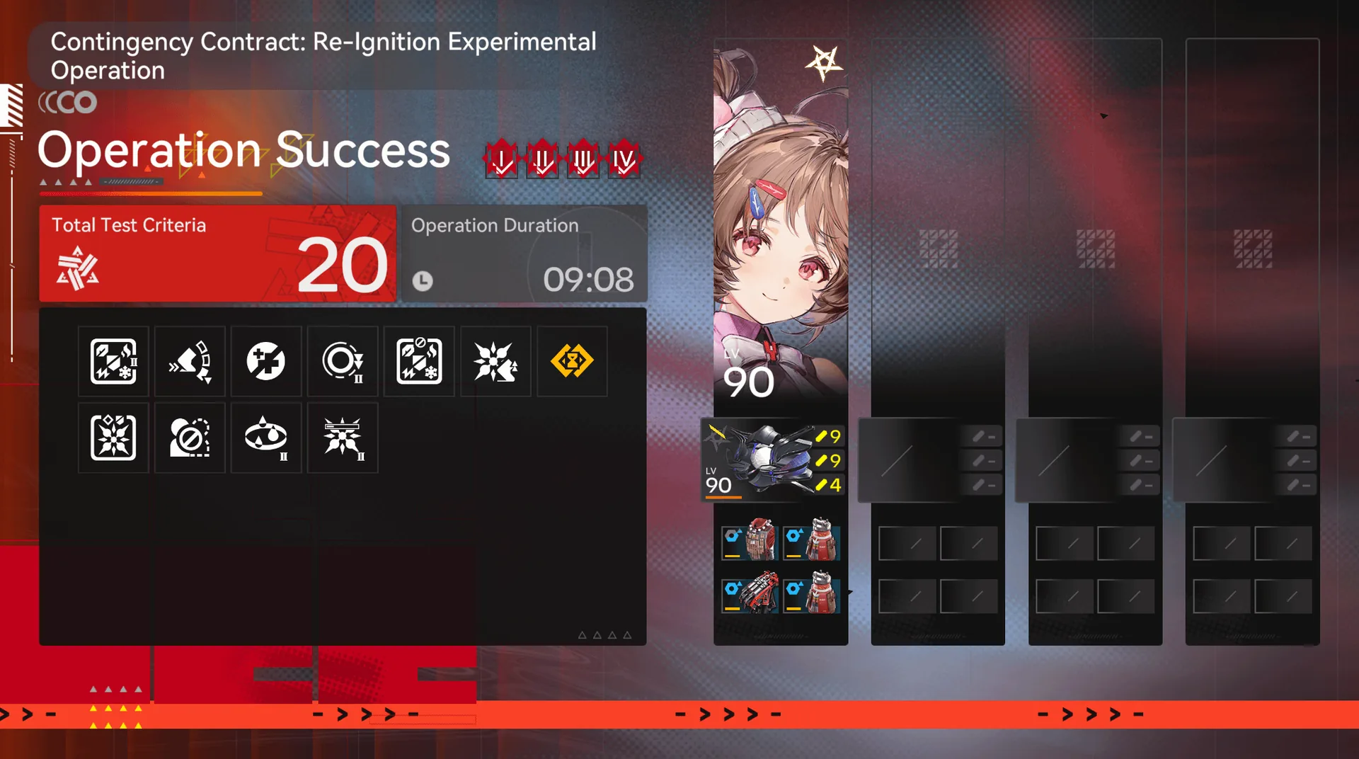 Arknights Endfield Contingency Contract Risk 20 clear, Solo Clears - 1 Operator