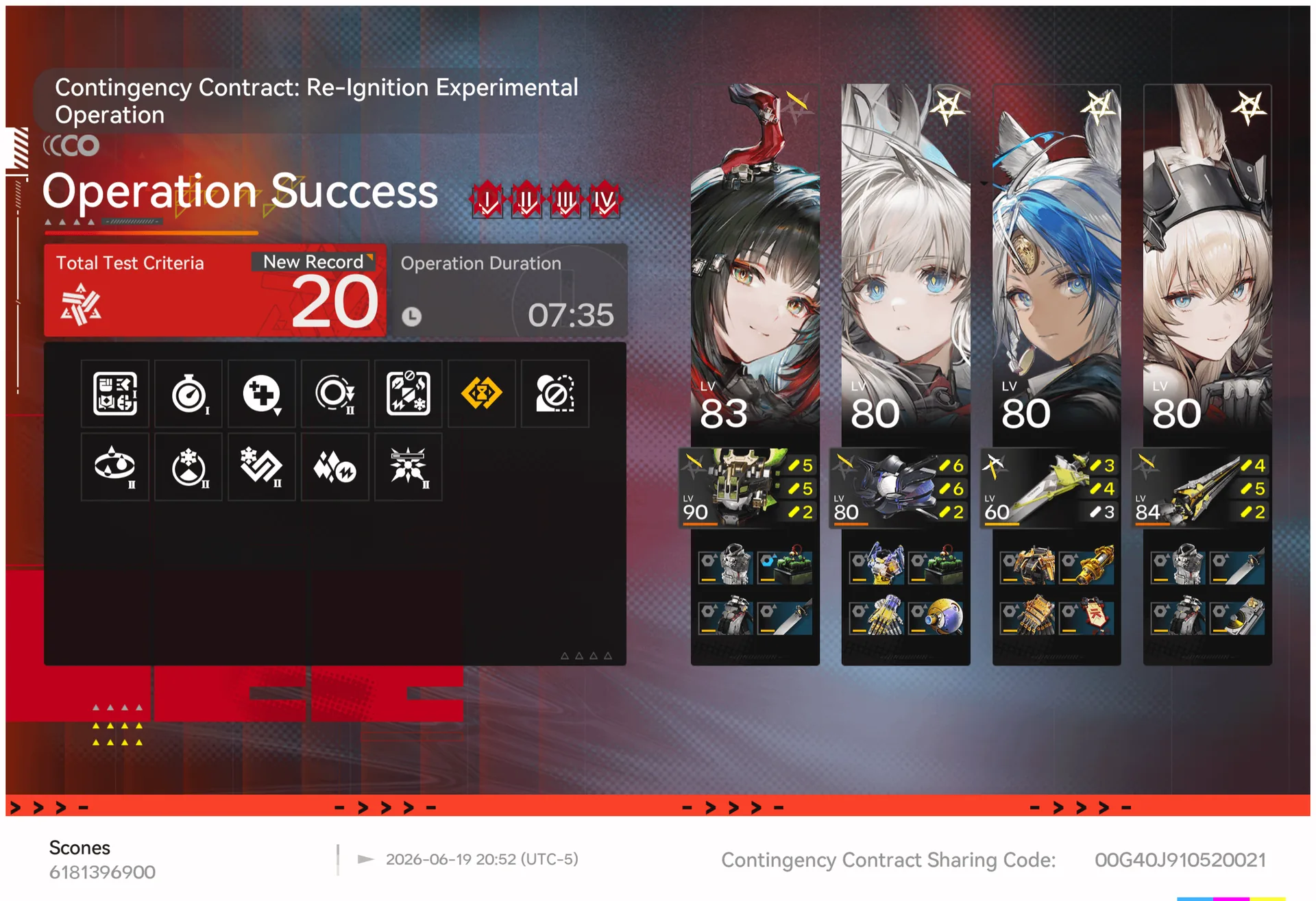 Arknights Endfield Contingency Contract Risk 20 clear, Risk 20-30 - Advanced
