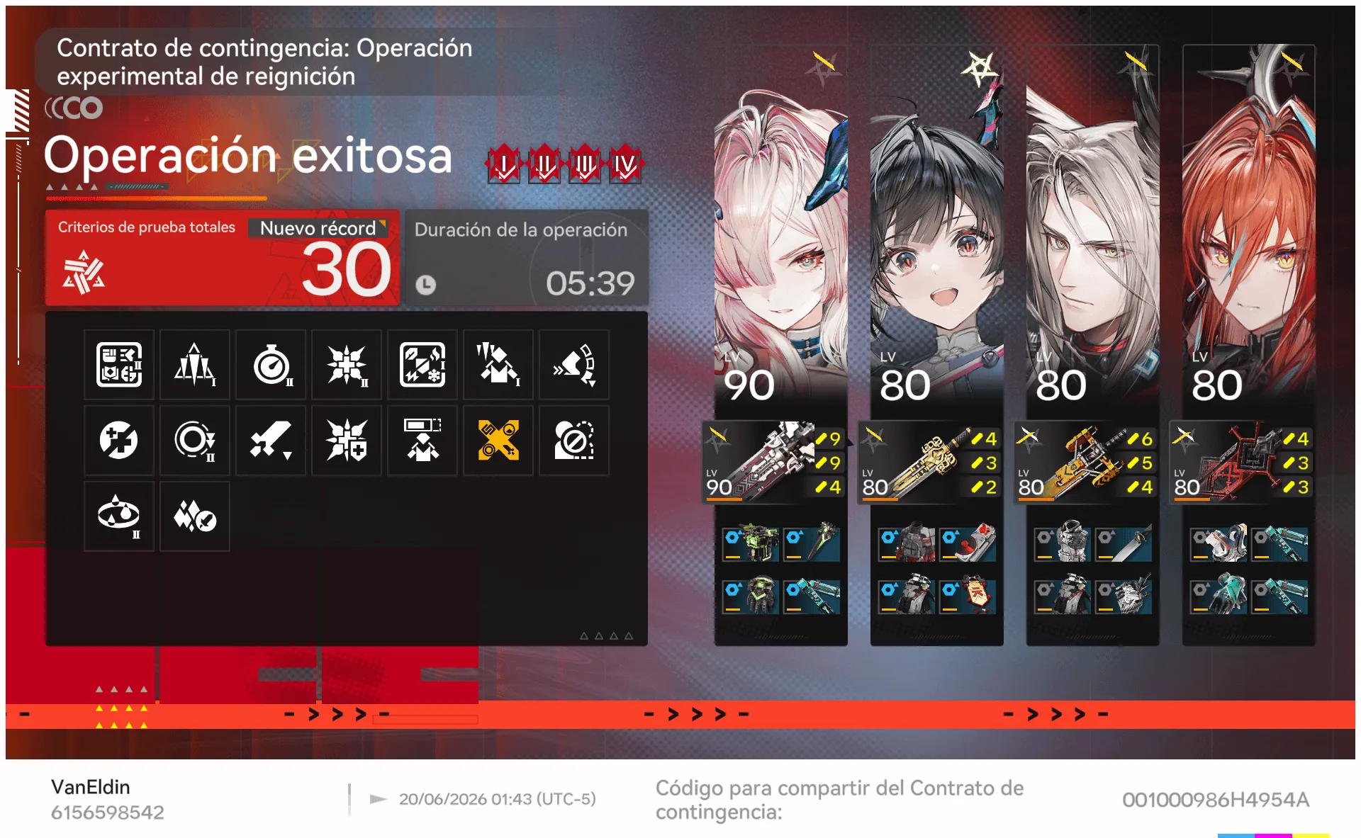 Arknights Endfield Contingency Contract Risk 30 clear, Risk 30-40 - Endgame