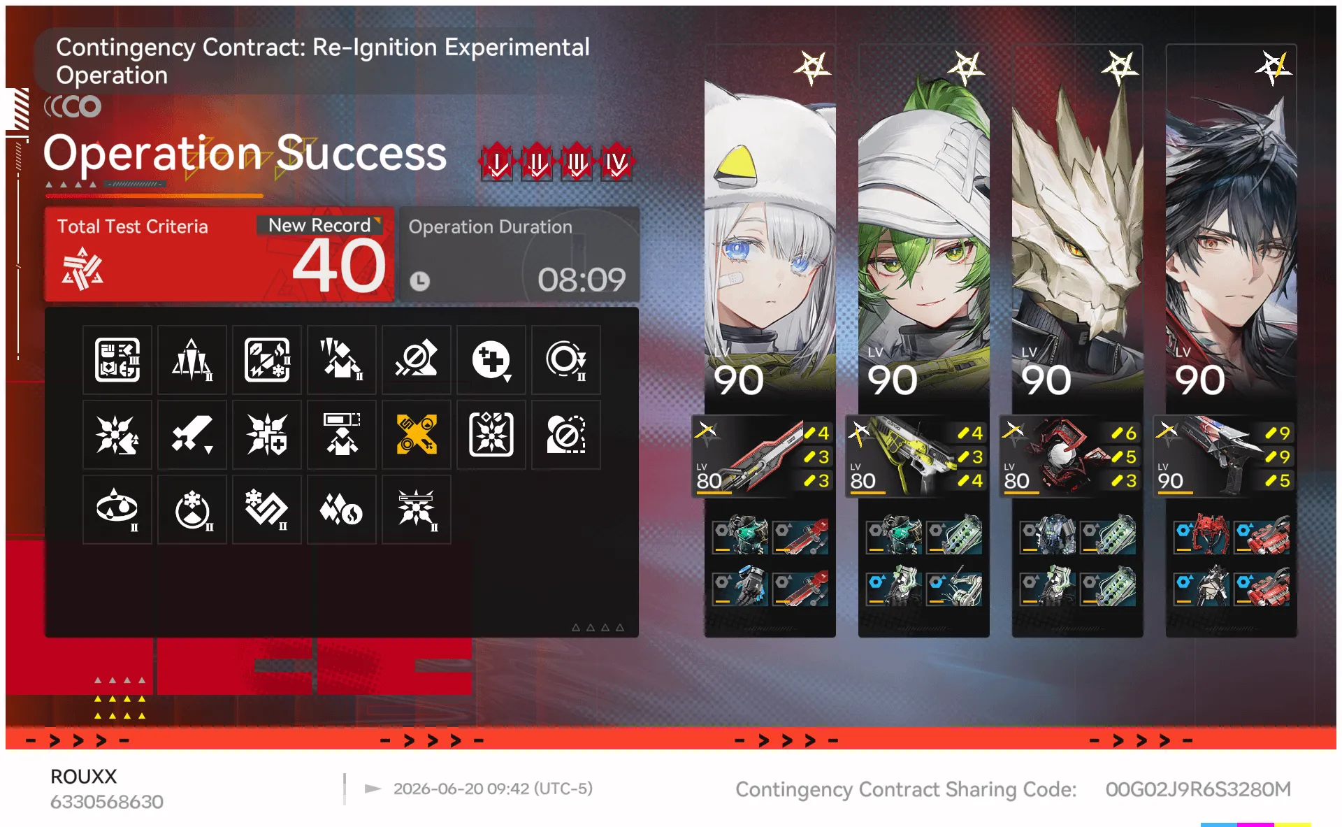 Arknights Endfield Contingency Contract Risk 40 clear, Risk 30-40 - Endgame