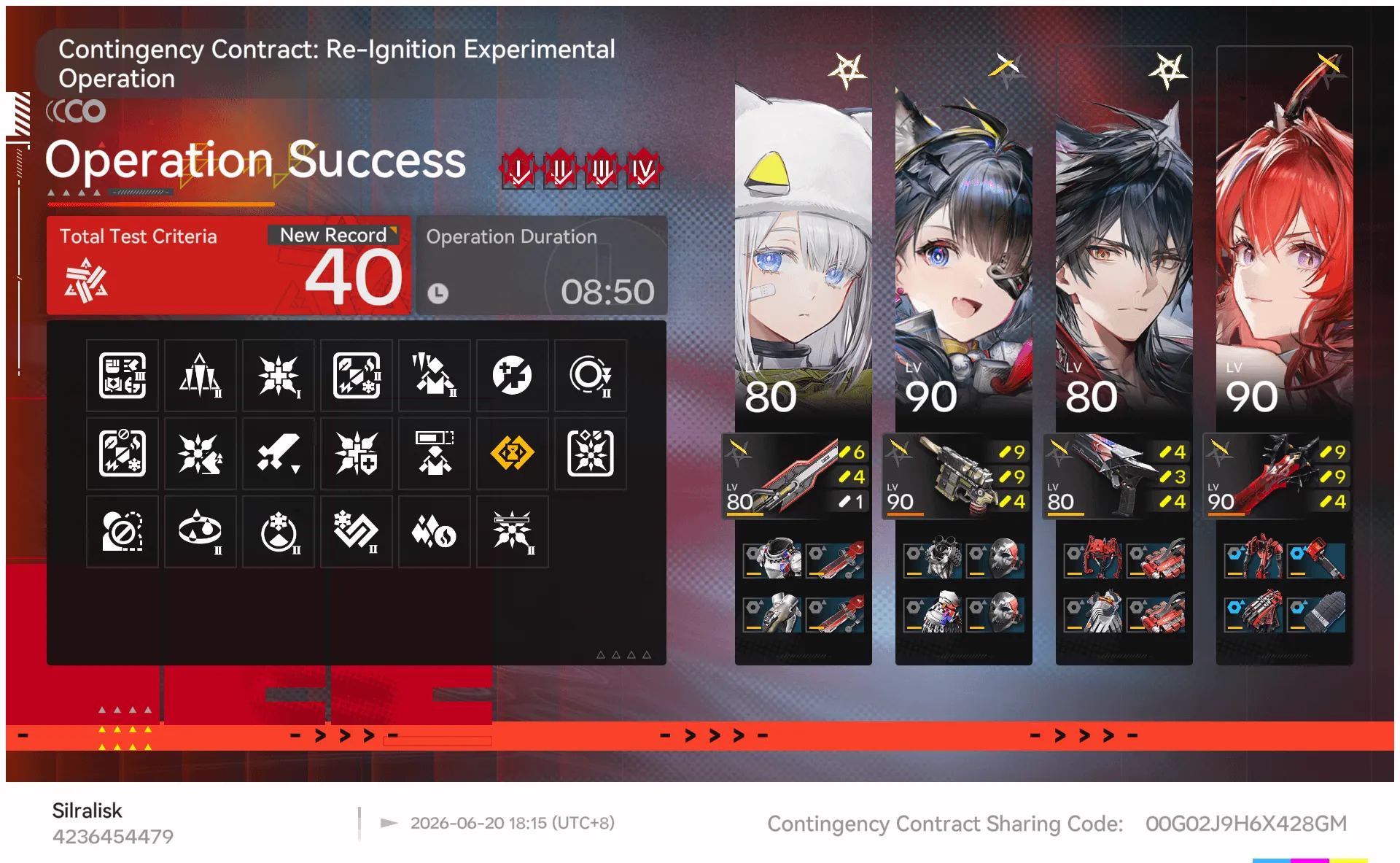 Arknights Endfield Contingency Contract Risk 40 clear, Risk 30-40 - Endgame