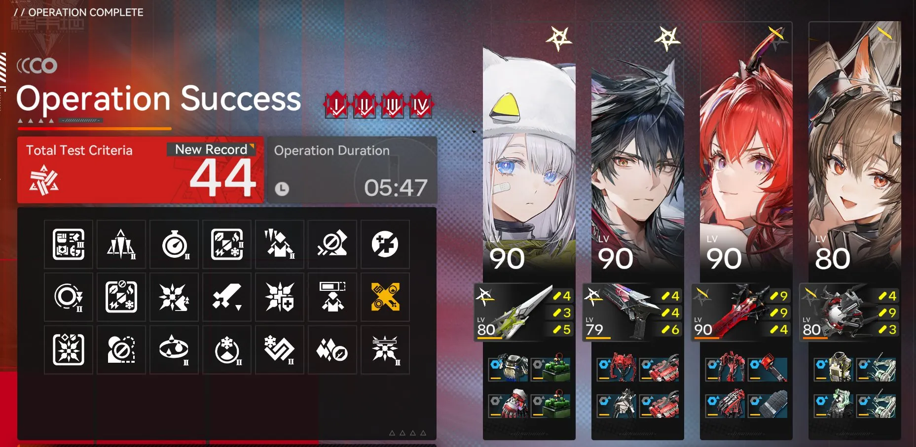 Arknights Endfield Contingency Contract Risk 44 clear, Risk 40-50 - Apex