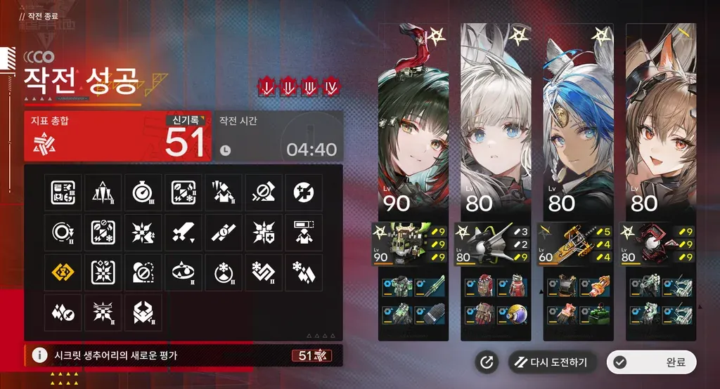 Arknights Endfield Contingency Contract Risk 51 clear, Risk 50-60 - Ceiling