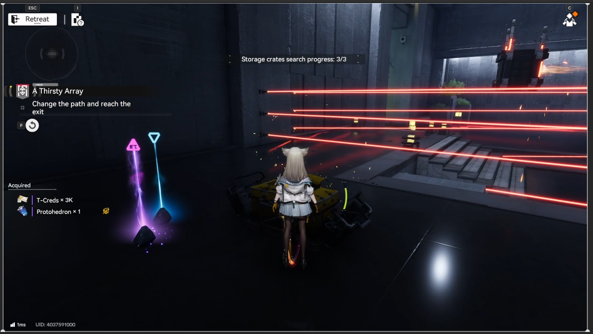 A Thirsty Array chest 3 location