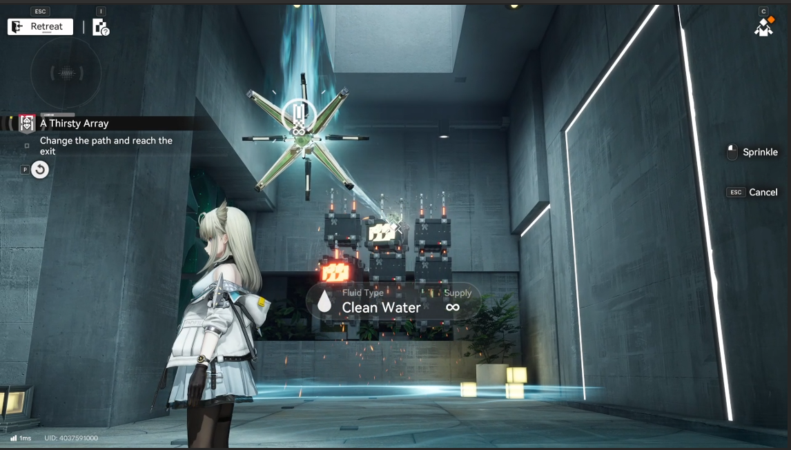 A Thirsty Array 2nd array to spray