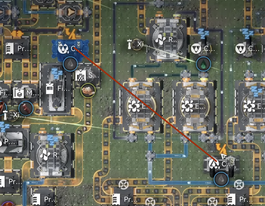 Reconnecting the top-left double conduit after deploying Upgrade 1